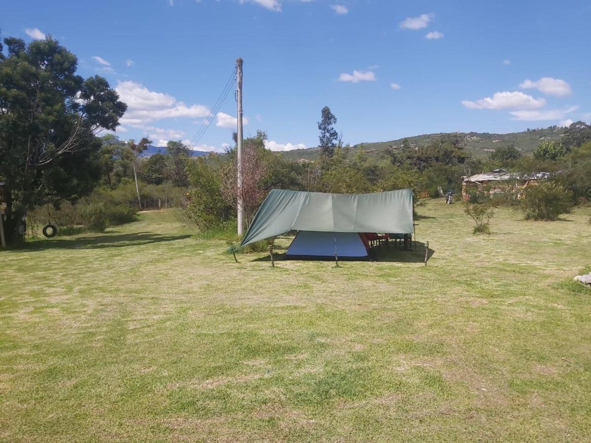 Maison d'hôtes Hospedaje Y Zona De Camping Pistacho à Villa de Leyva Extérieur photo